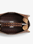 Fendi Women's Peekaboo Iseeu Small Leather Shoulder Bag Brown