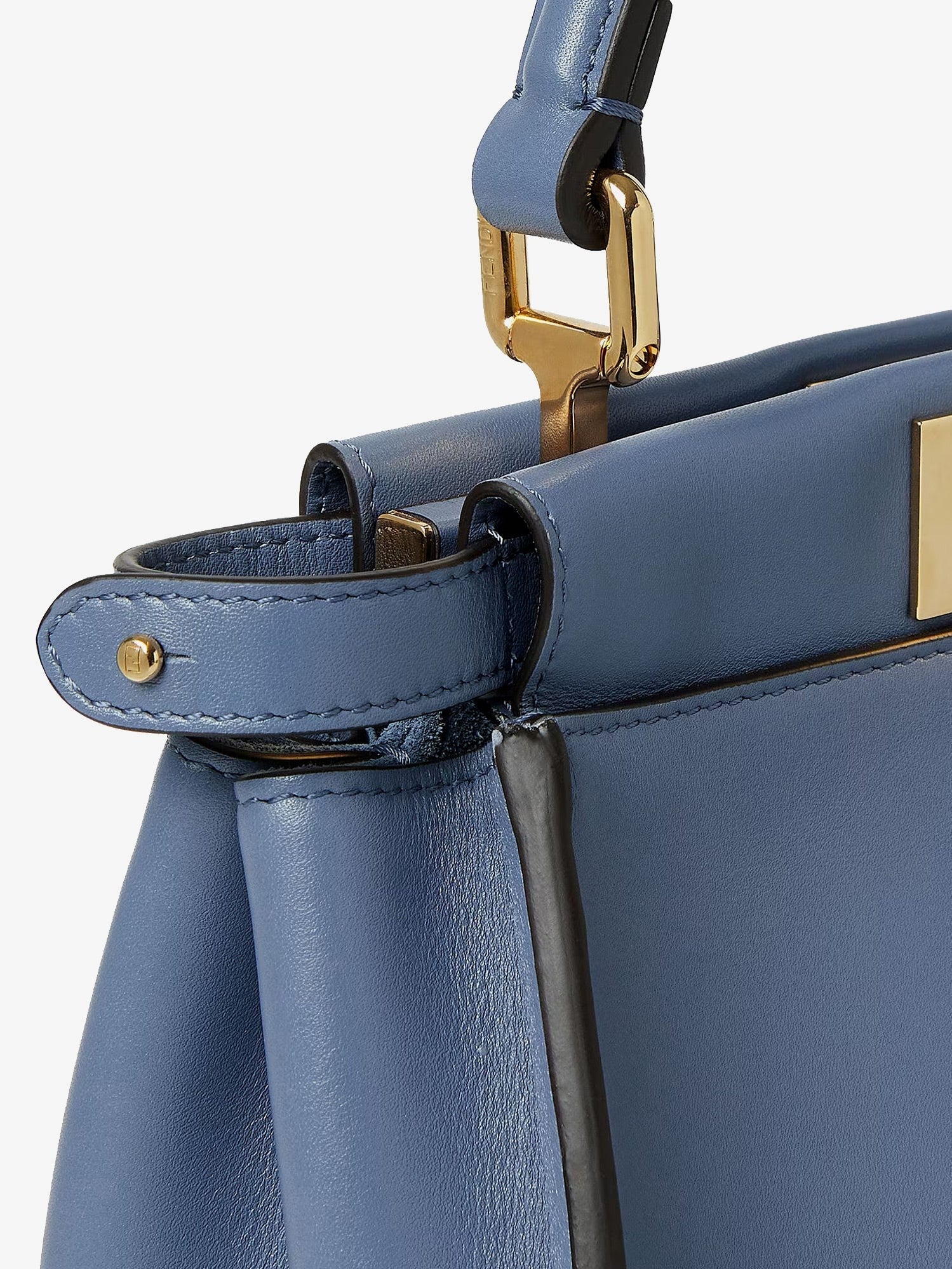 Fendi Women's Peekaboo Mini Leather Handbag INDACOCHIARO
