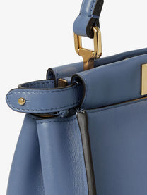 Fendi Women's Peekaboo Mini Leather Handbag INDACOCHIARO