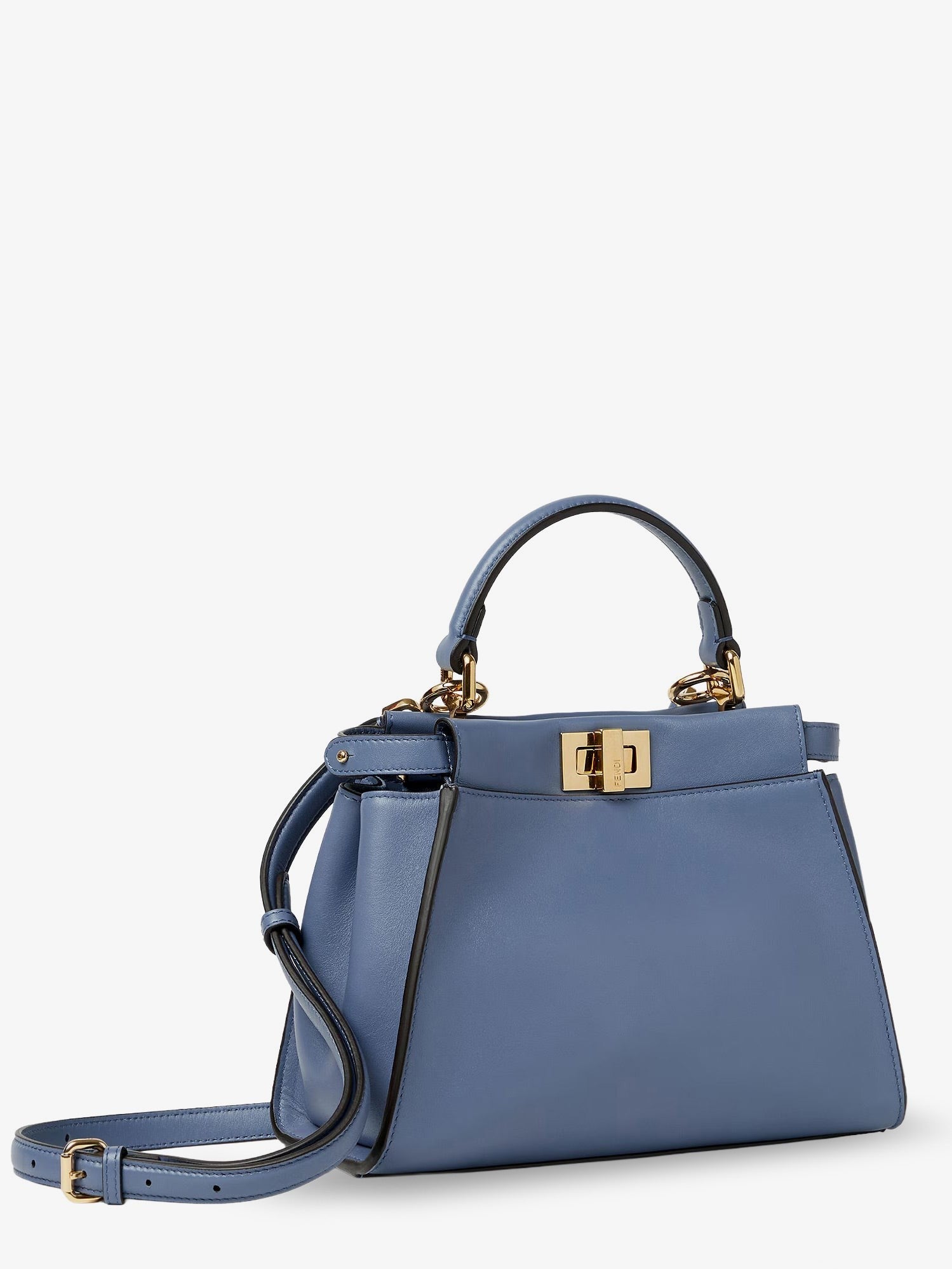 Fendi Women's Peekaboo Mini Leather Handbag INDACOCHIARO