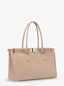 Fendi Women's Peekaboo Tote Leather Shoulder Bag Gold