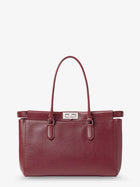 Fendi Women's Peekaboo Tote Leather Shoulder Bag Red