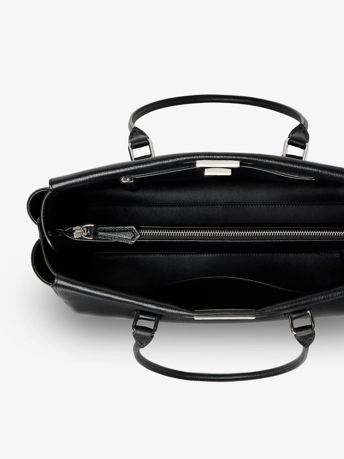 Fendi Women's Peekaboo Tote Shoulder Bag Black