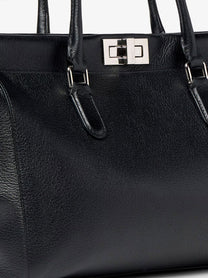 Fendi Women's Peekaboo Tote Shoulder Bag Black