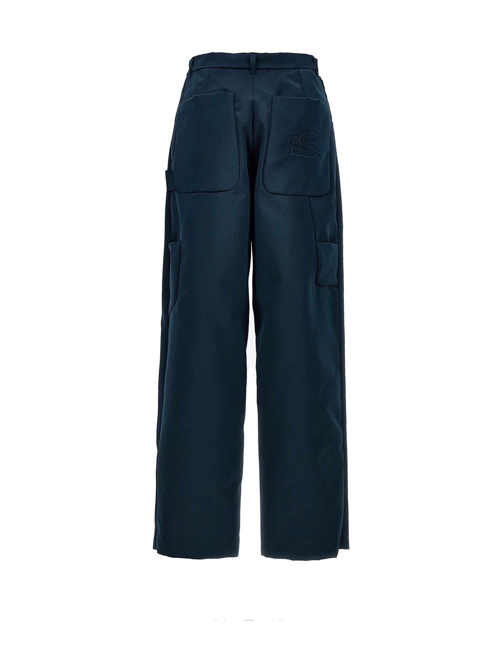 ETRO Pegaso Cargo Pants Blue