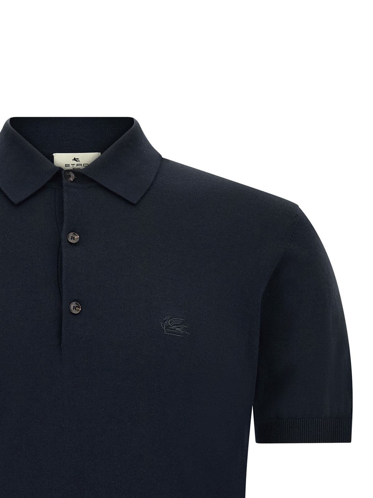 ETRO Pegaso Polo Shirt Blue