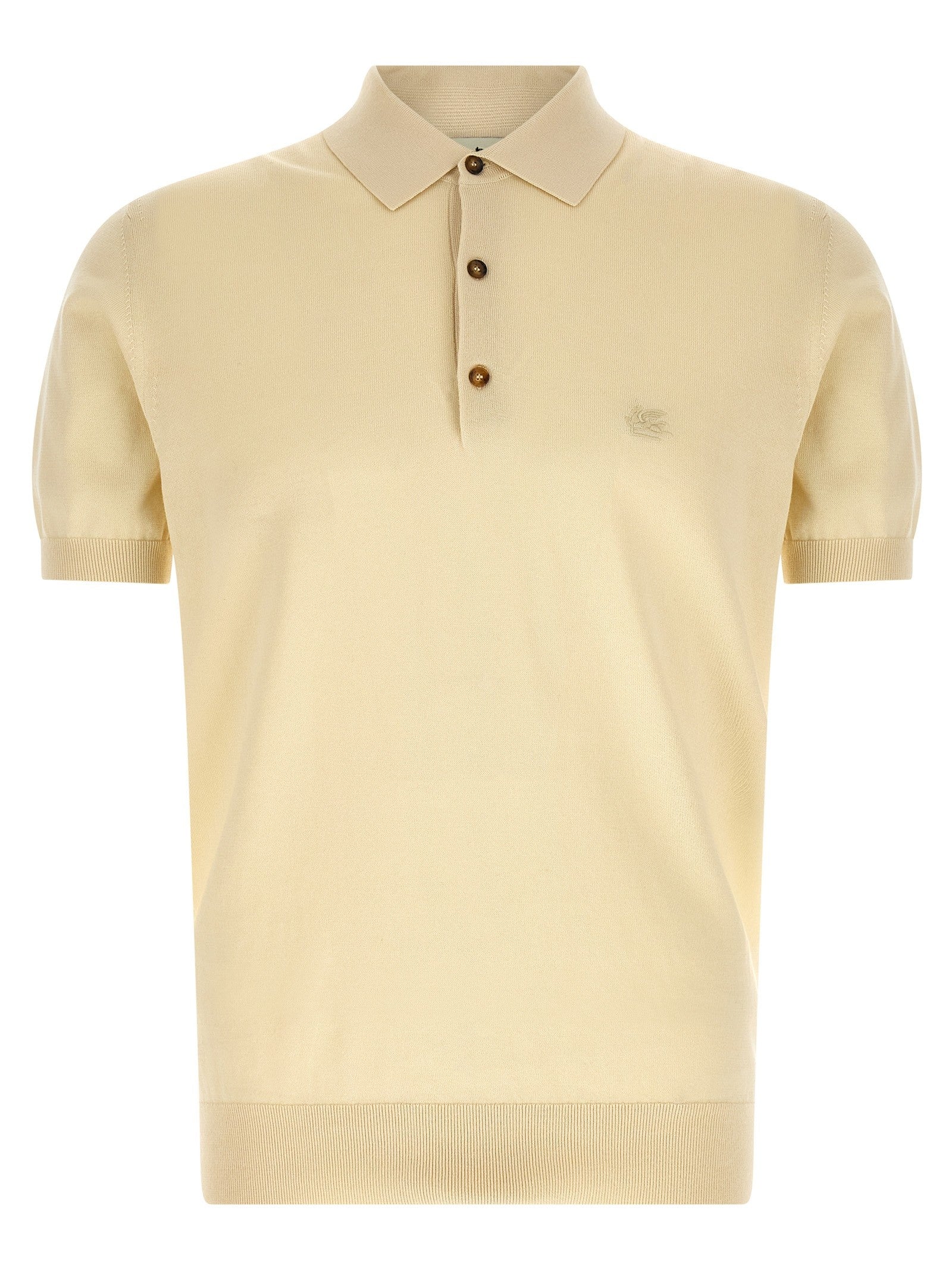 ETRO Pegaso Polo Shirt Beige
