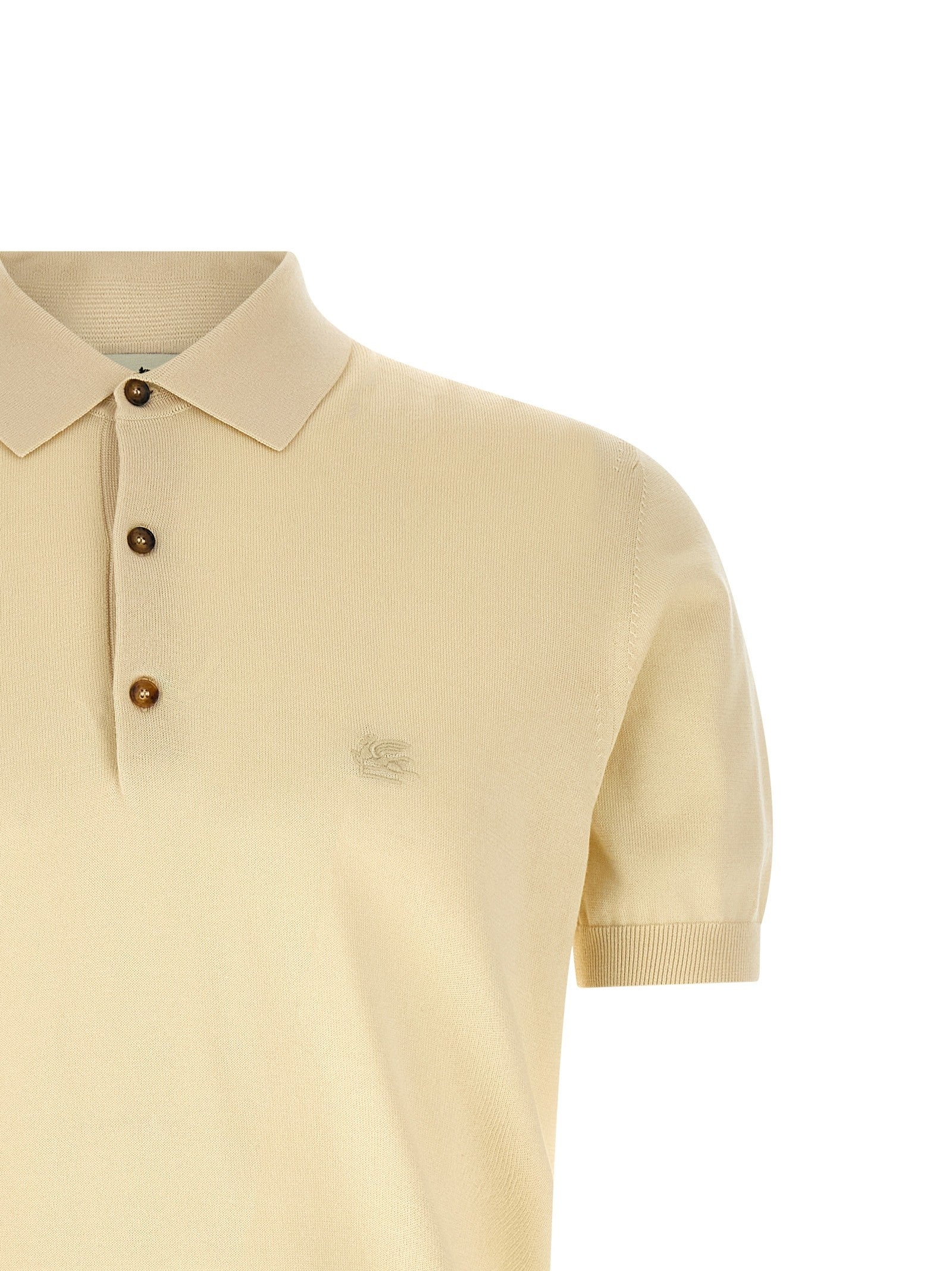 ETRO Pegaso Polo Shirt Beige