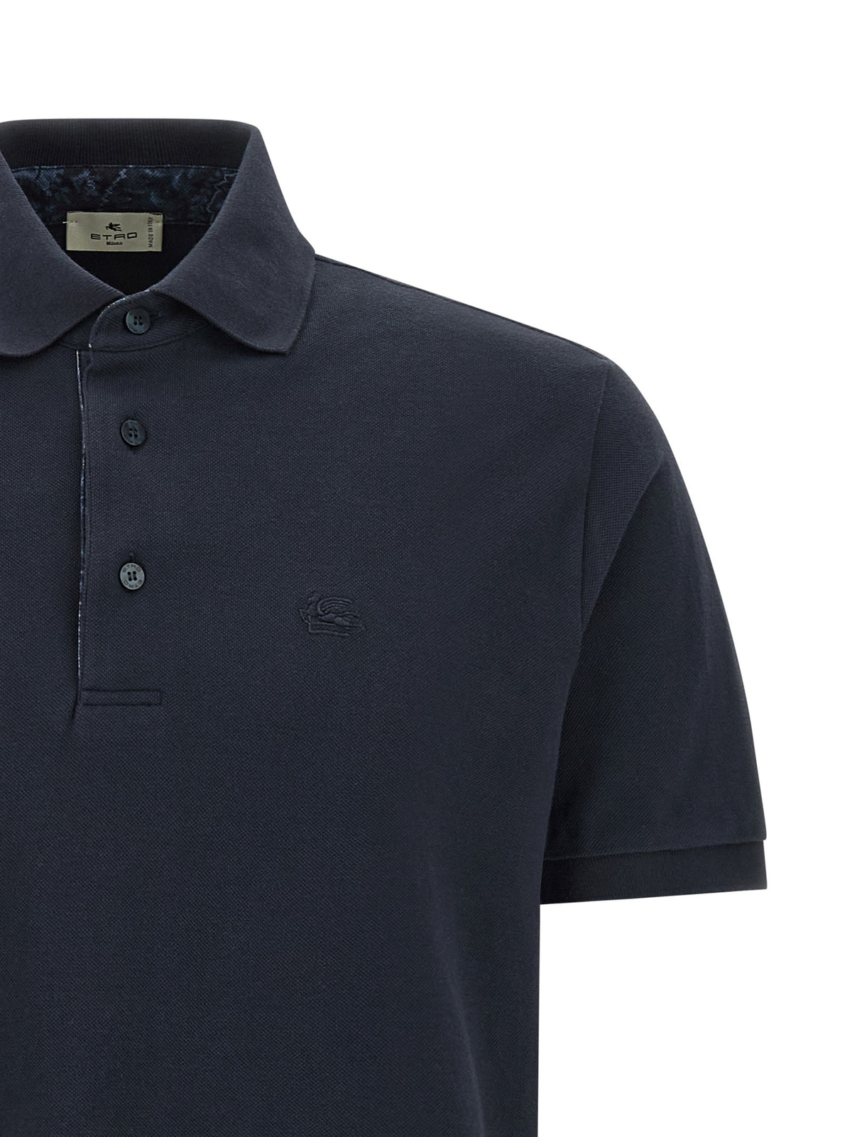 ETRO Pegaso Polo Shirt Blue