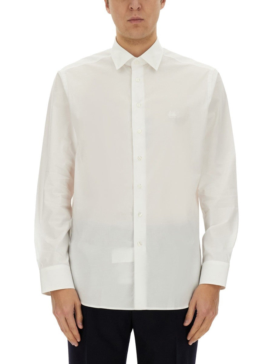 Etro Men's Pegasus Shirt White