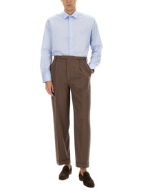 Etro Men's Pegasus Shirt Blue