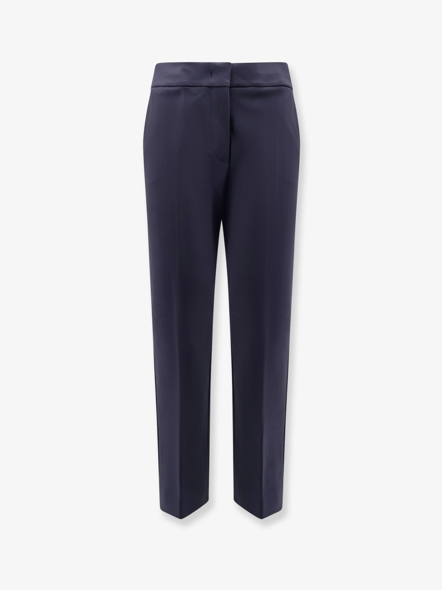 Max Mara Women's Pegno Viscose Blend Trousers Blue