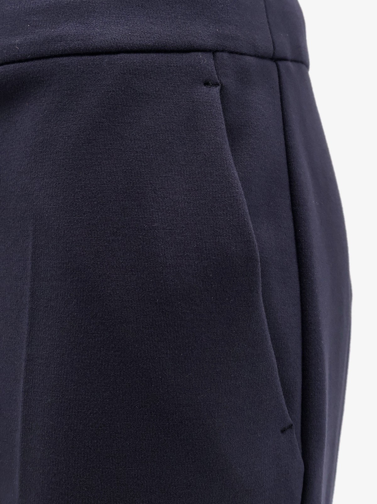 Max Mara Women's Pegno Viscose Blend Trousers Blue