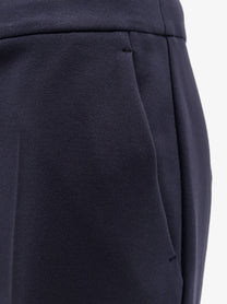 Max Mara Women's Pegno Viscose Blend Trousers Blue