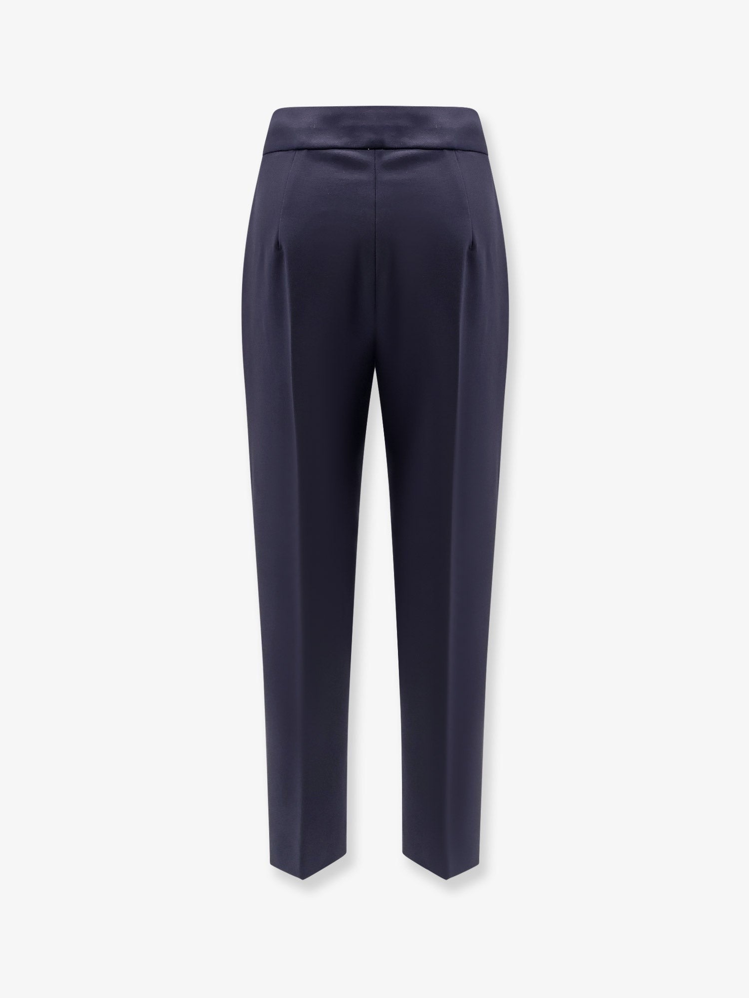 Max Mara Women's Pegno Viscose Blend Trousers Blue