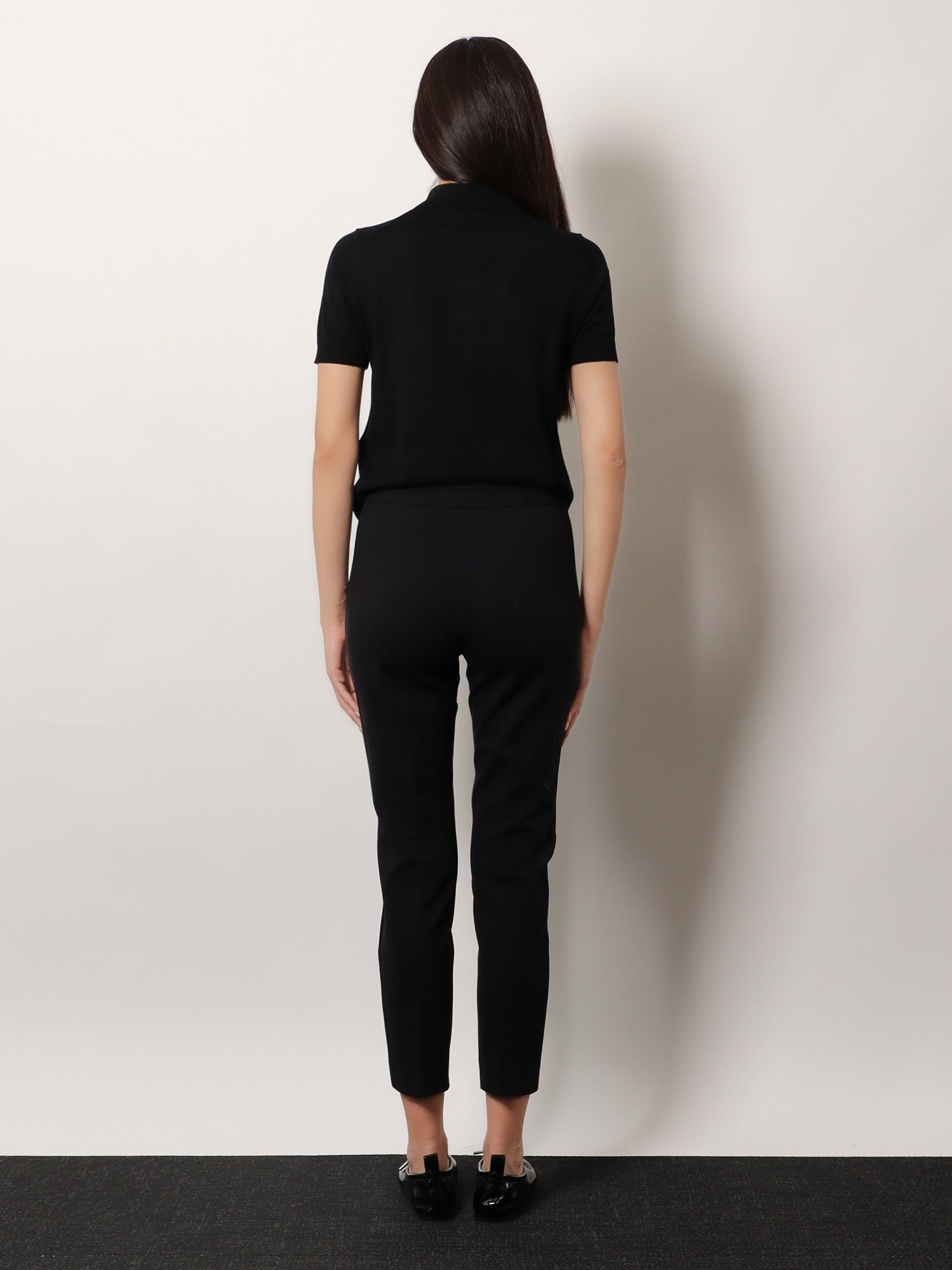 Max Mara Women's Pegno Viscose Blend Trousers Black