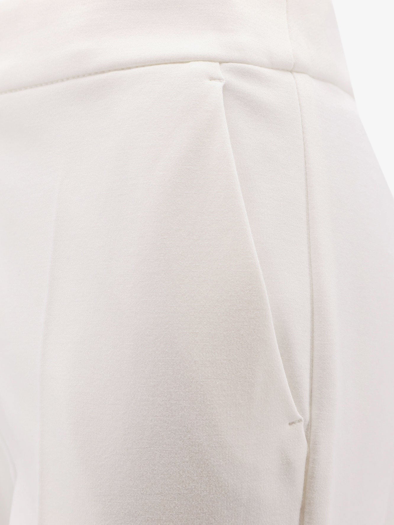 Max Mara Women's Pegno Viscose Blend Trousers White