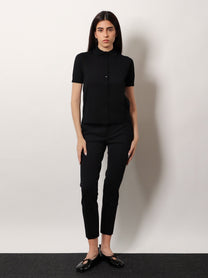 Max Mara Women's Pegno Viscose Blend Trousers Black