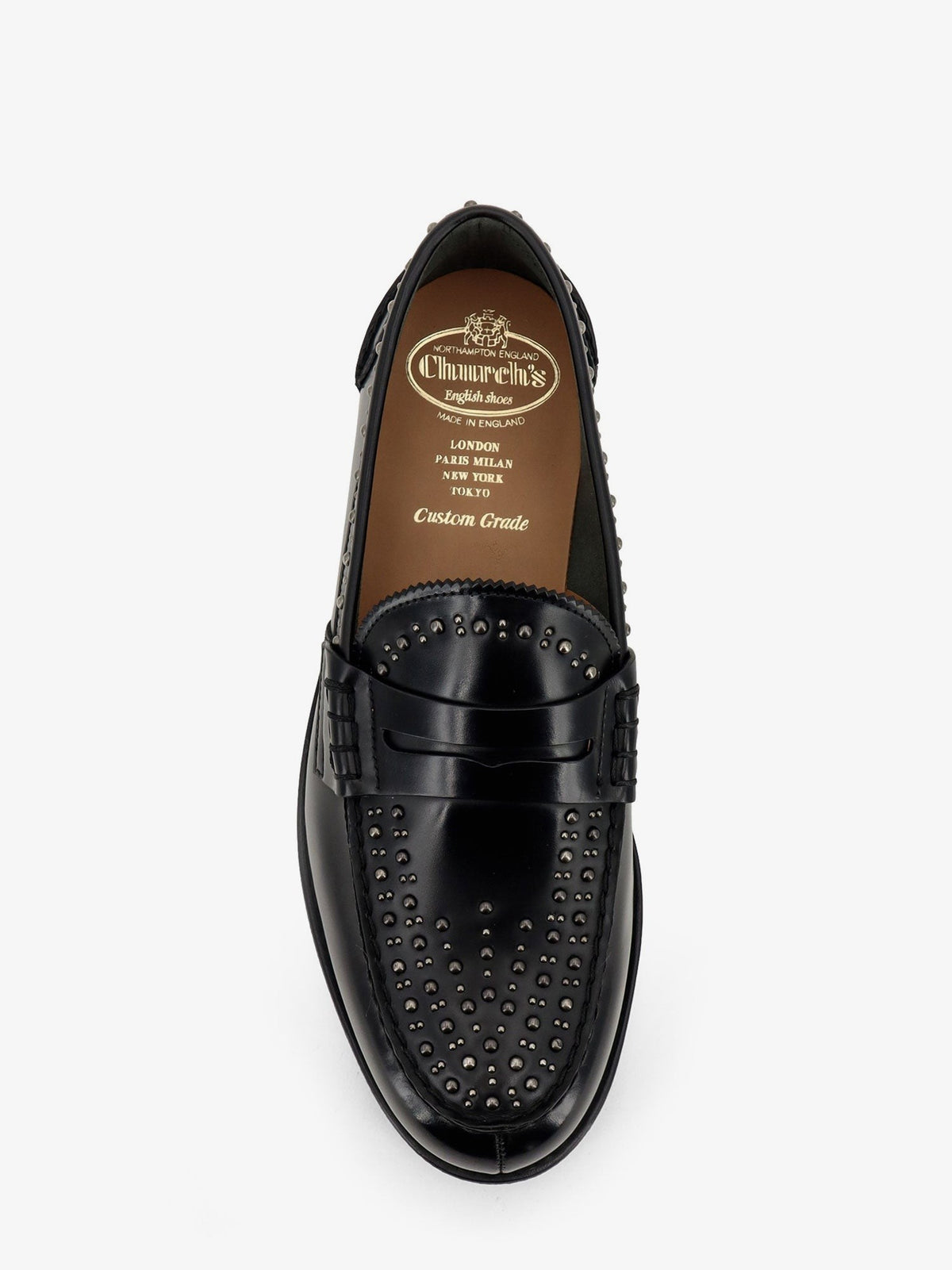 Church's Men's Pembrey Met Leather Loafers Black