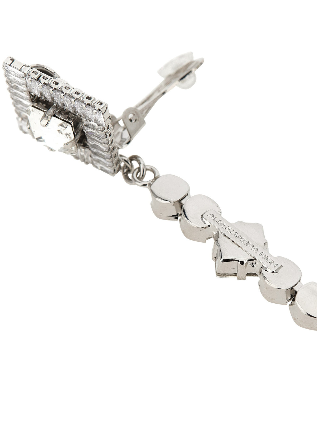 Alessandra Rich Pendant Earrings Silver
