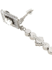 Alessandra Rich Pendant Earrings Silver