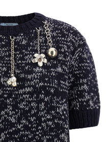 PRADA Pendant Sweater Gold