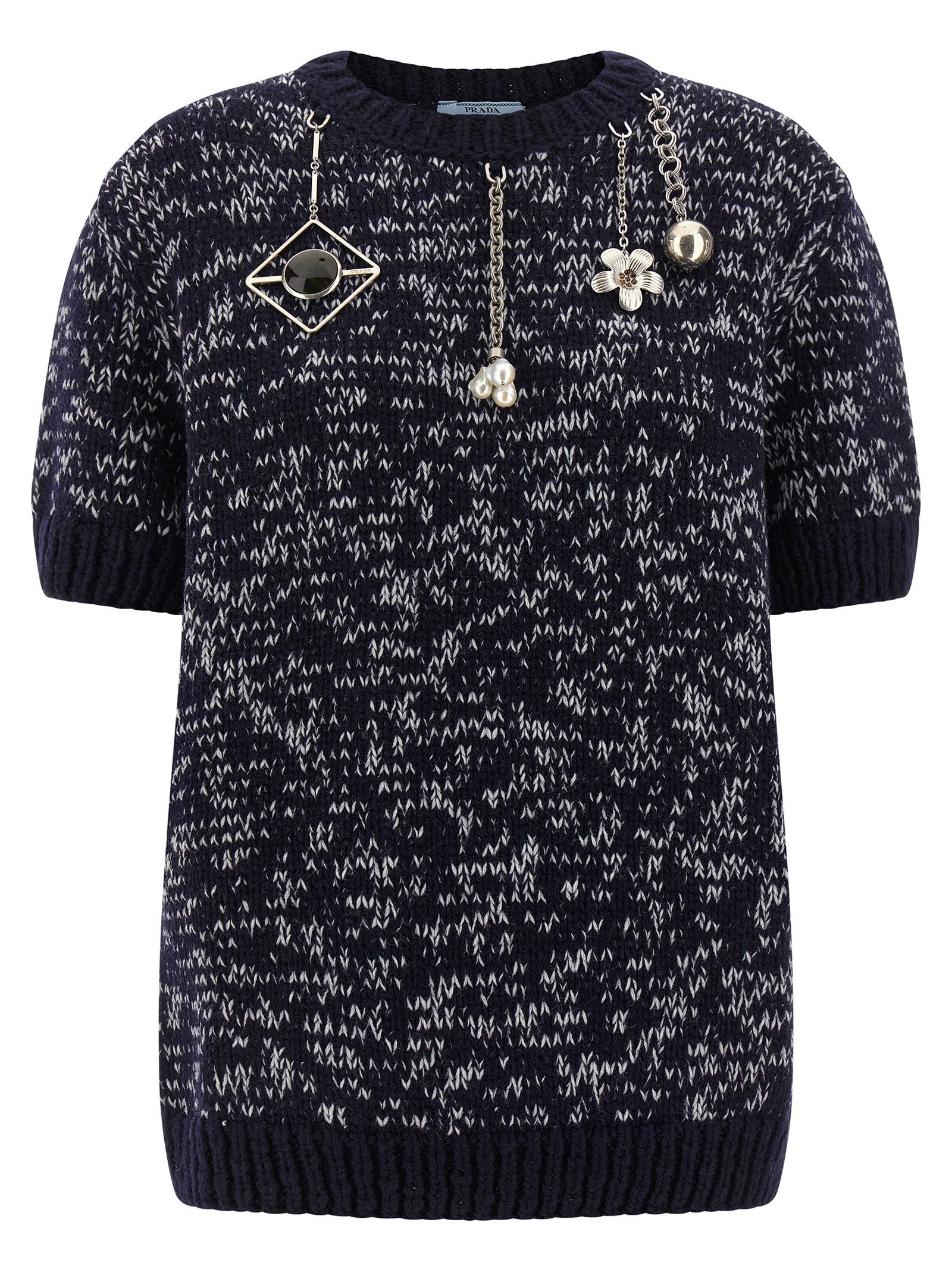 PRADA Pendant Sweater Gold