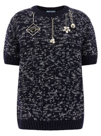 PRADA Pendant Sweater Gold