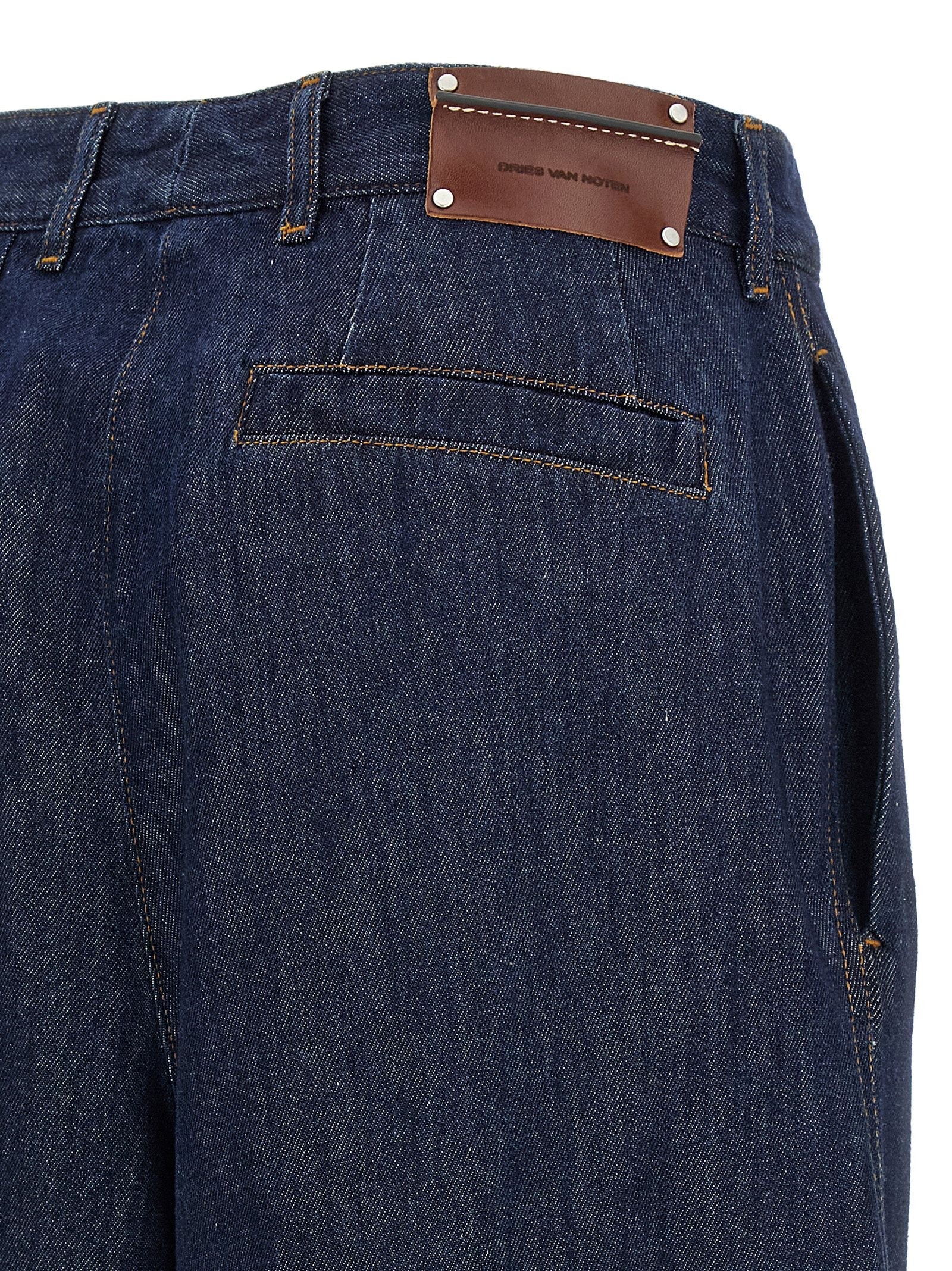 Dries Van Noten Penn Den Jeans Blue