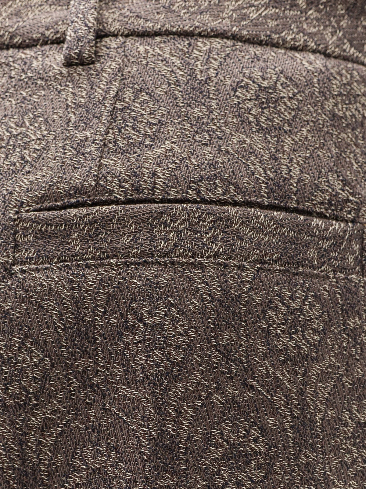 Dries Van Noten Women's Penn Embroidered Viscose Trousers Brown, view 3