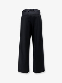 Dries Van Noten Women's Penn Wool Trousers Black, view 2
