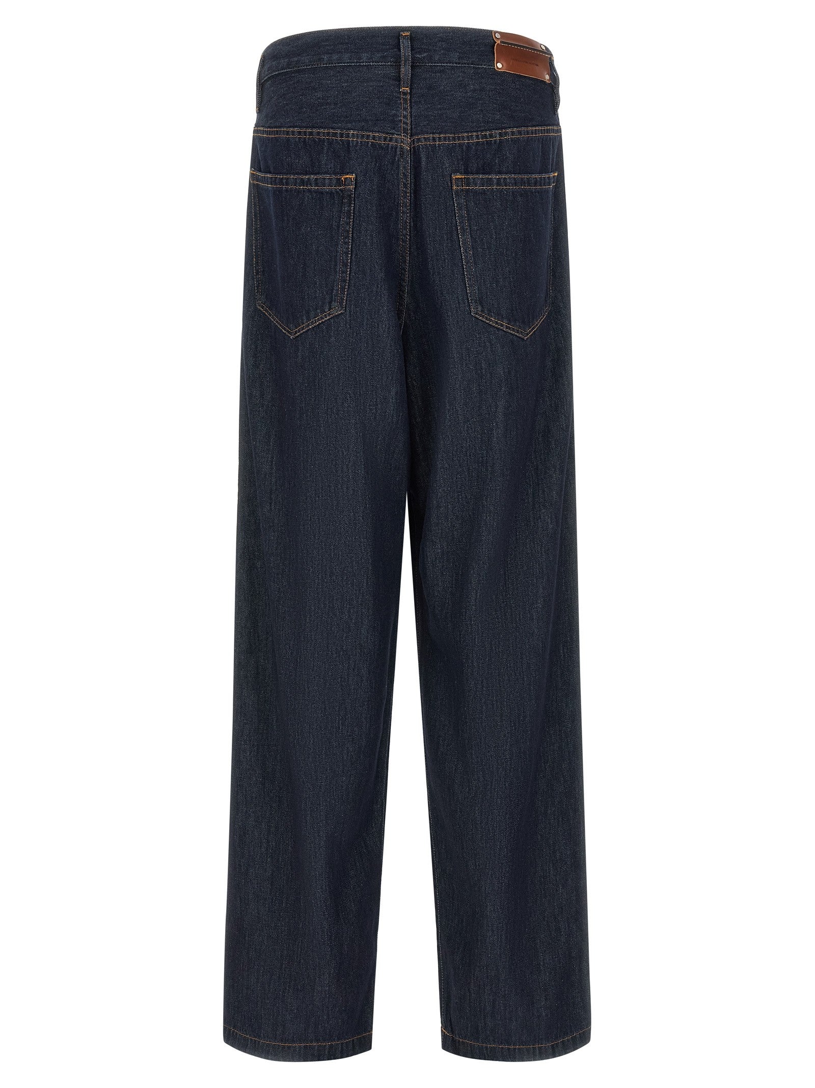 Dries Van Noten Penning Jeans Blue
