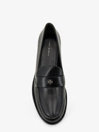 Tory Burch Women's Penny Leather Loafers Black, view 5