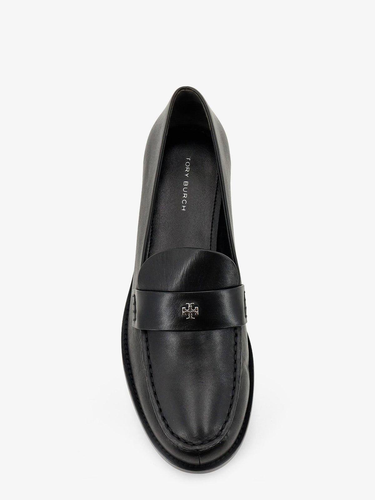 Tory Burch Women's Penny Leather Loafers Black