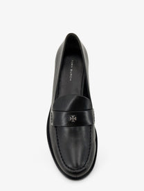 Tory Burch Women's Penny Leather Loafers Black