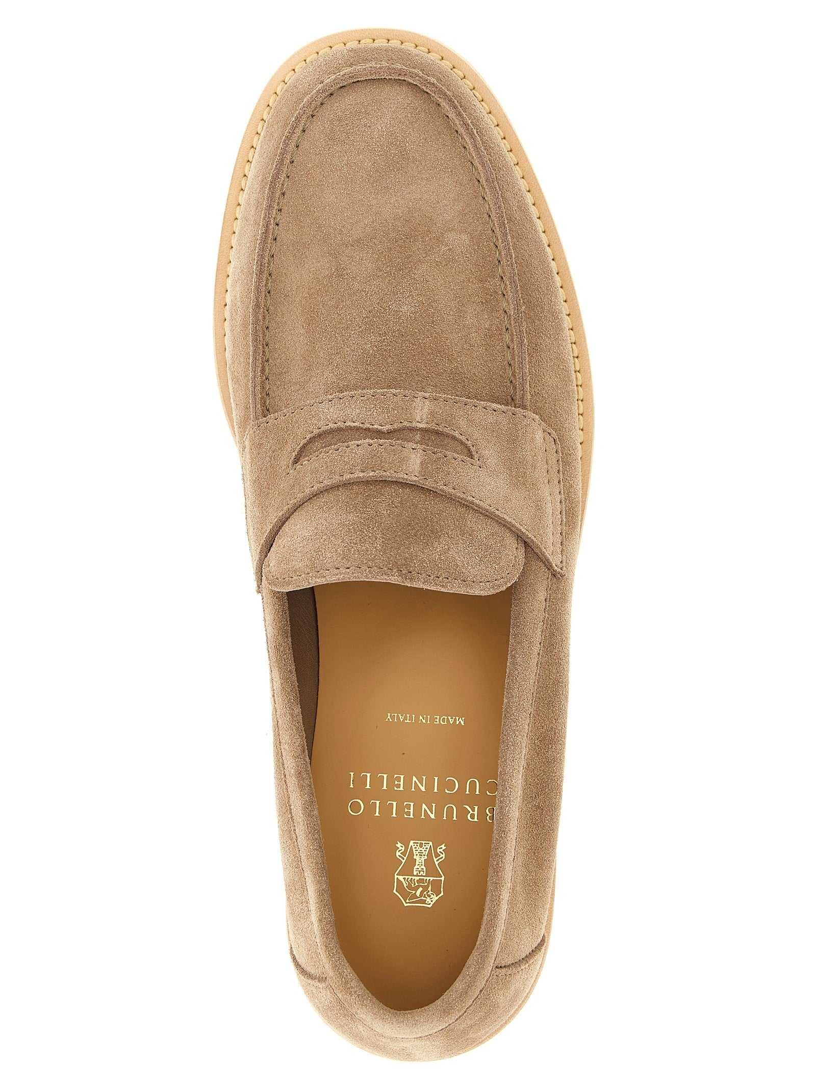 Brunello Cucinelli Penny Loafer Light Loafers Beige