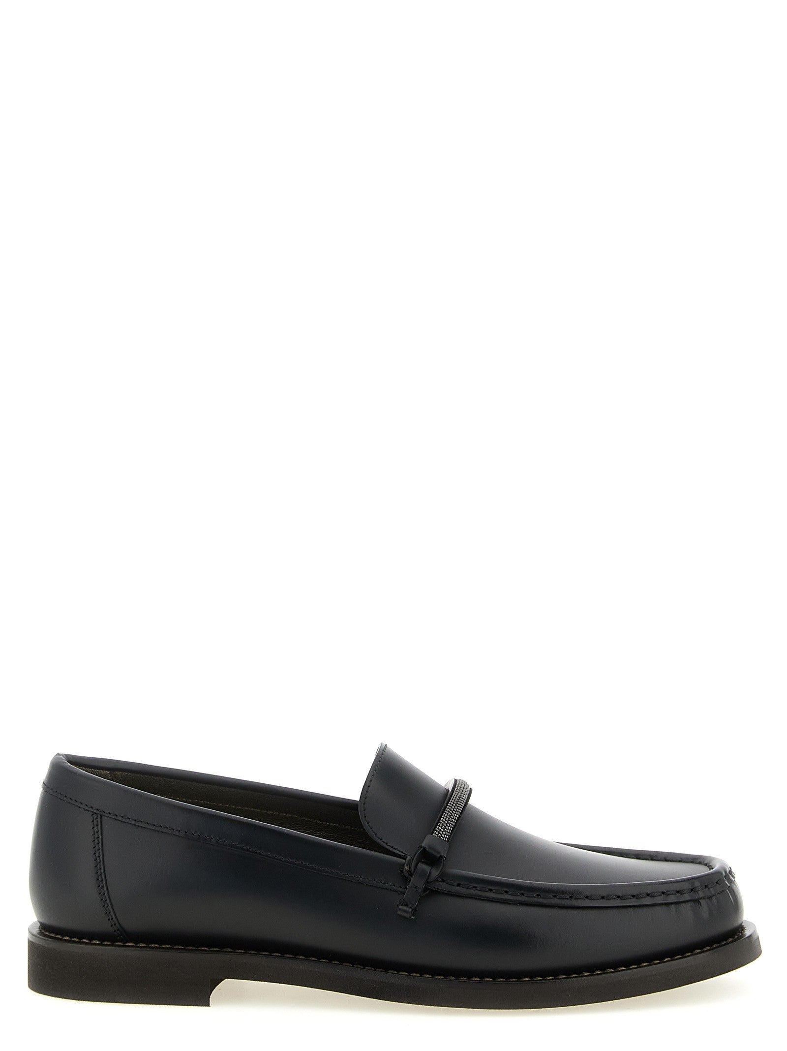 Brunello Cucinelli Penny Loafer Loafers Black