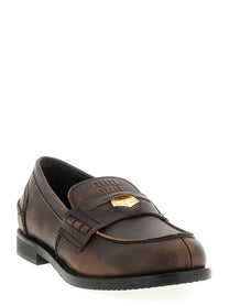 Miu Miu Penny Loafers Loafers Brown