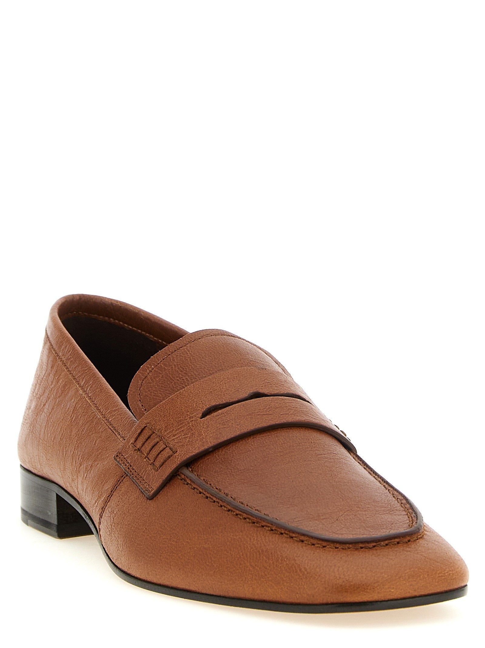 Dries Van Noten Penny Loafers Brown