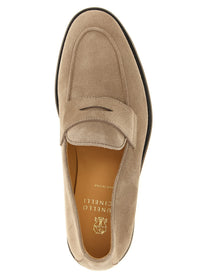 Brunello Cucinelli Penny Loafers Grey
