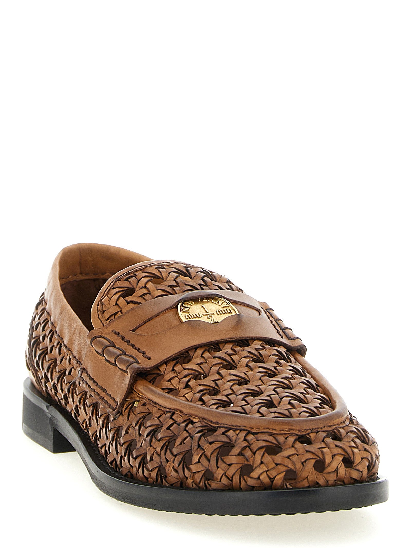 Miu Miu Penny Loafers Brown