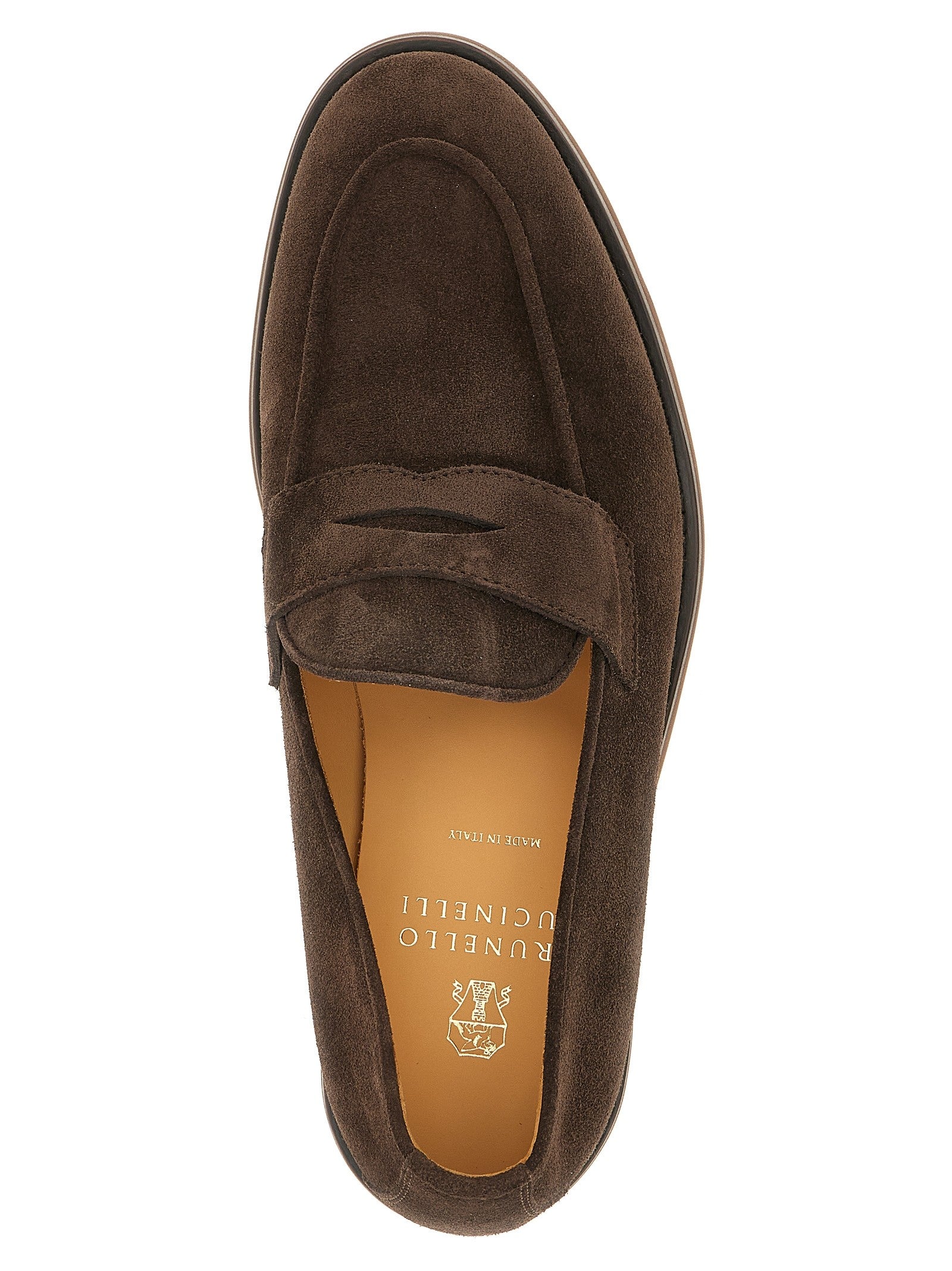 Brunello Cucinelli Penny Loafers Brown