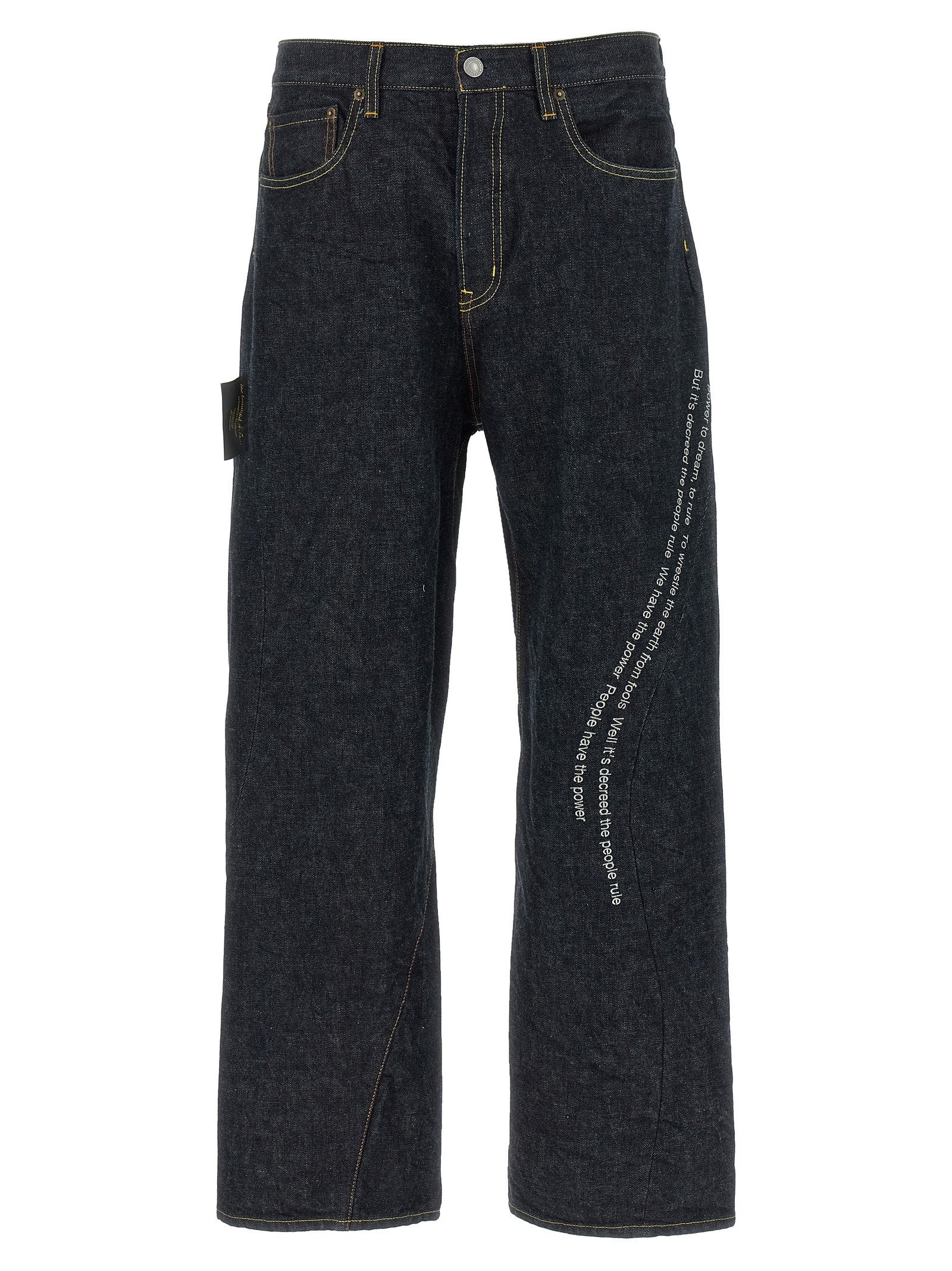 Undercover People Have the Power Jeans Blue