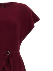 Norma Kamali Peplum Dress Red