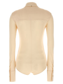 Sportmax Pera Bodysuit Beige