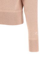 Perfect Moment Pink Merino Wool Half Zip Sweater Blue, view 4