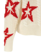 Perfect Moment Red Star Turtleneck Sweater Red, view 4