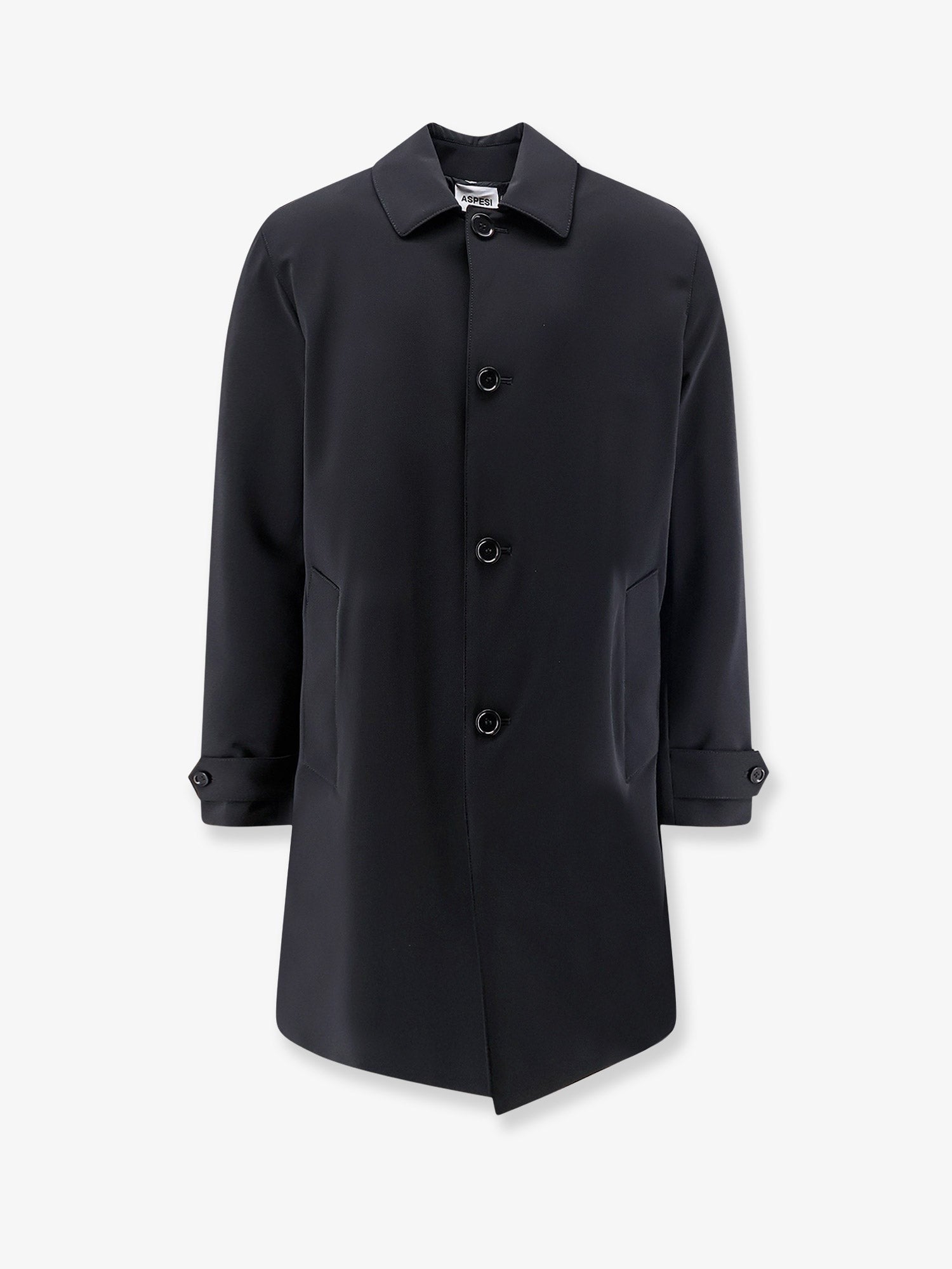 ASPESI Men's Perfetto Waterproof Coat Black