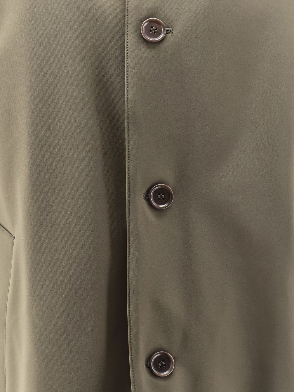 ASPESI Men's Perfetto Waterproof Coat Military