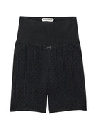 JW Anderson Women's Perforated Knit Shorts Black